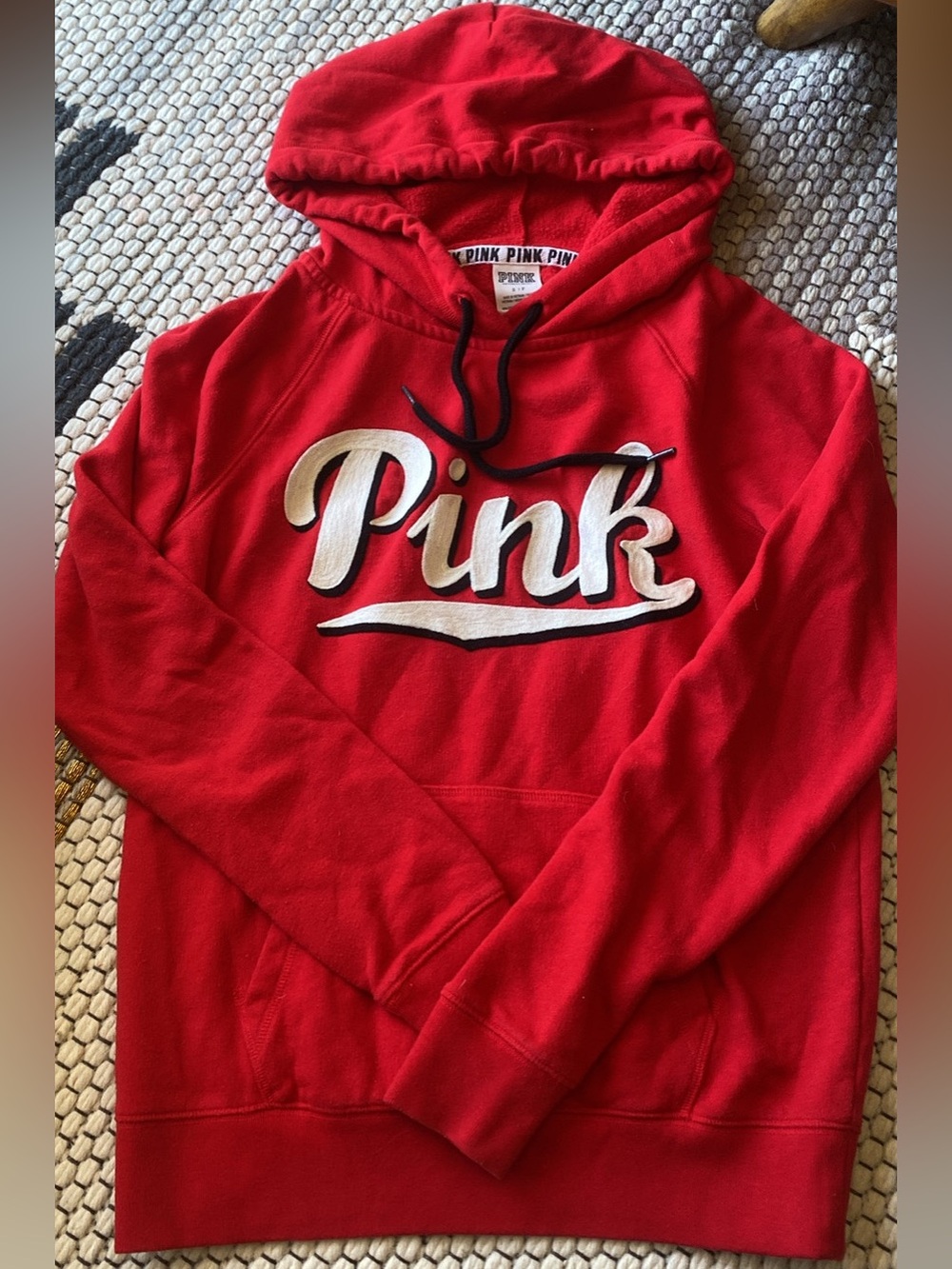 Victoria’s Secret PINK Red Hoodie Size Small